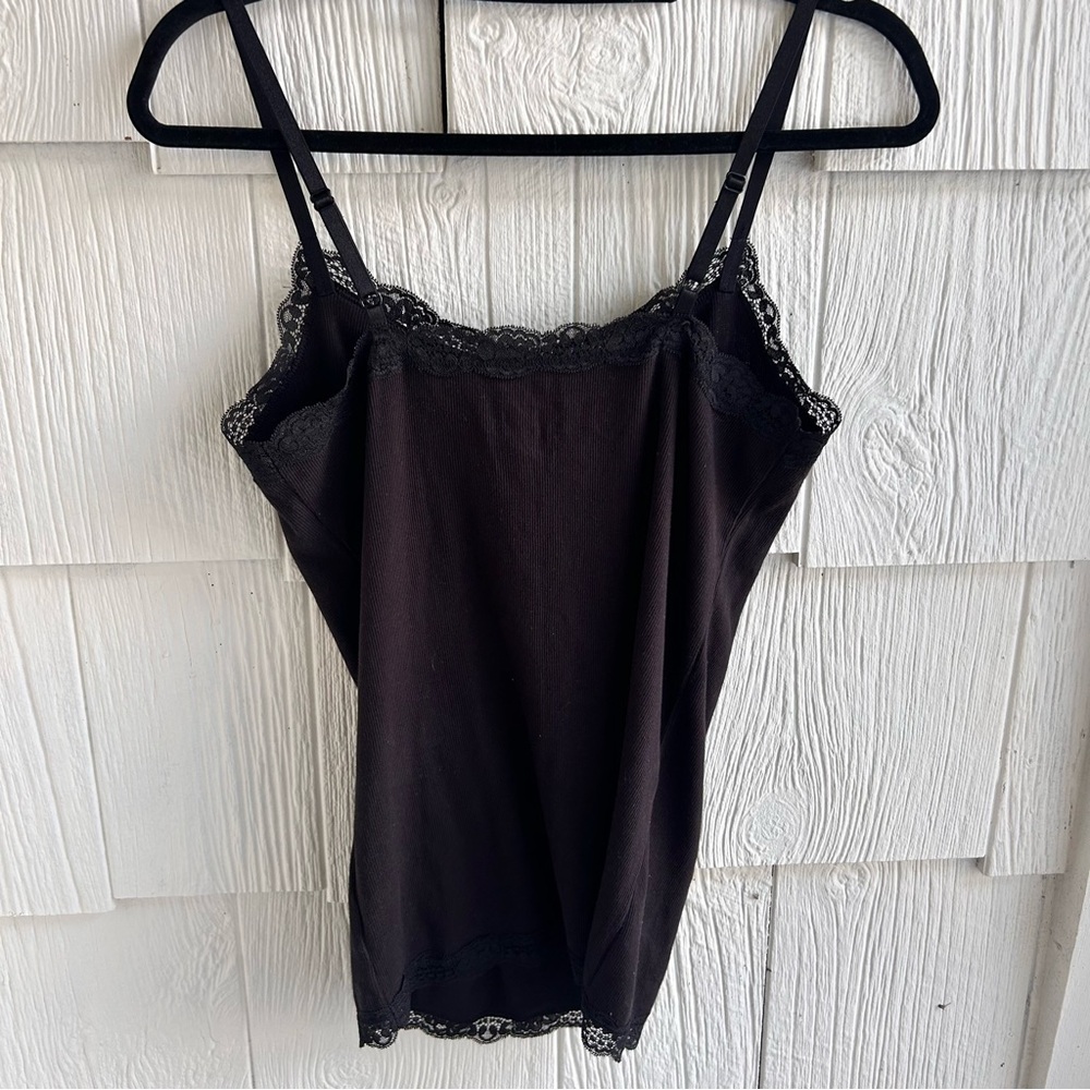 Y2K Faded Glory Lace Trim Camisole